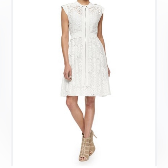 Rebecca Taylor Dresses & Skirts - Rebecca Taylor Cream White Lace Dress Size 6